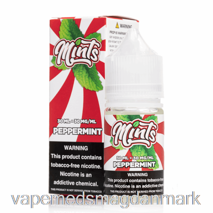Vape Uden Nikotin Pebermynte Salt - Mints Vape Co - 30ml 30mg